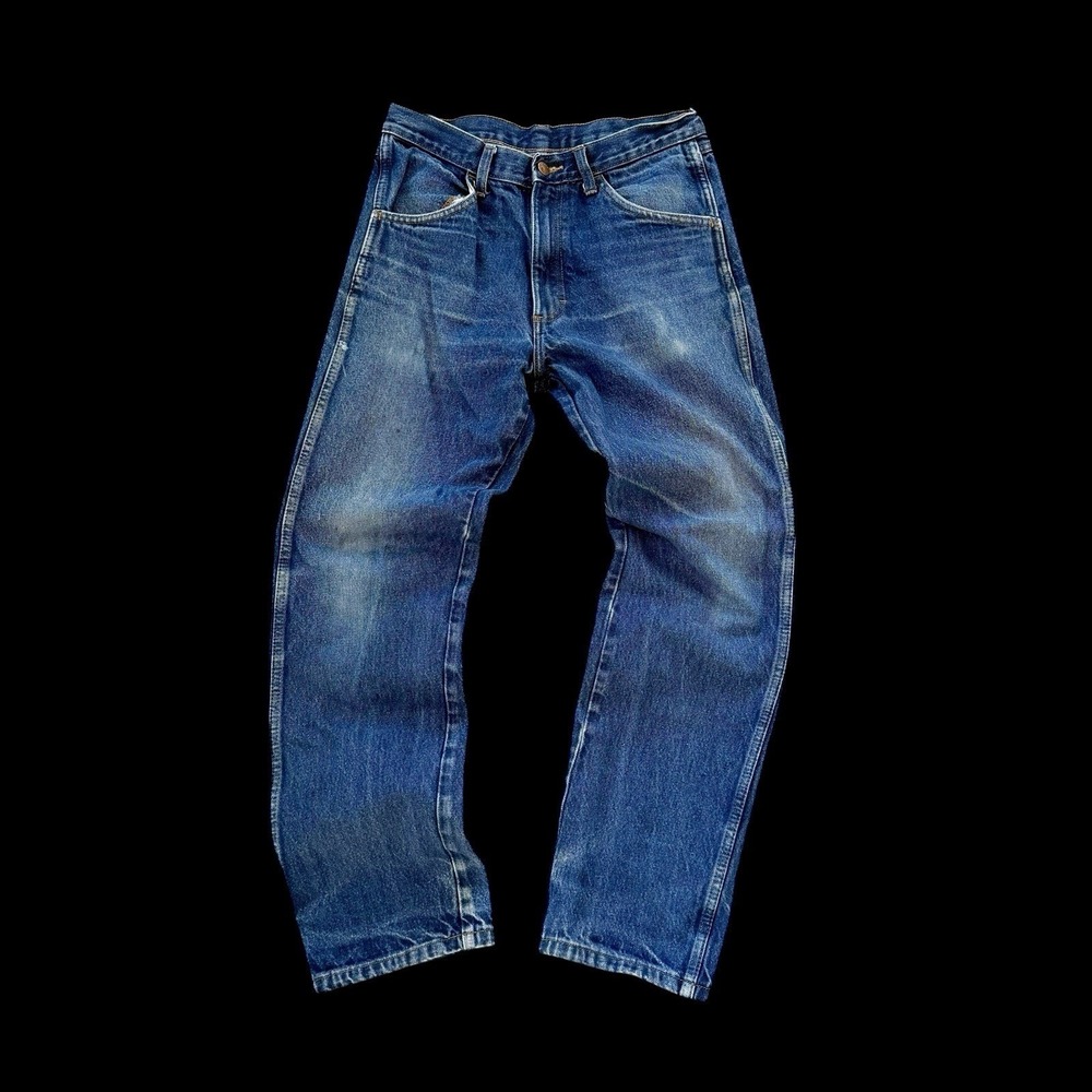 Vintage 80's Rustler Jeans Mens 30x29 Regular Straight Blue Medium Wash